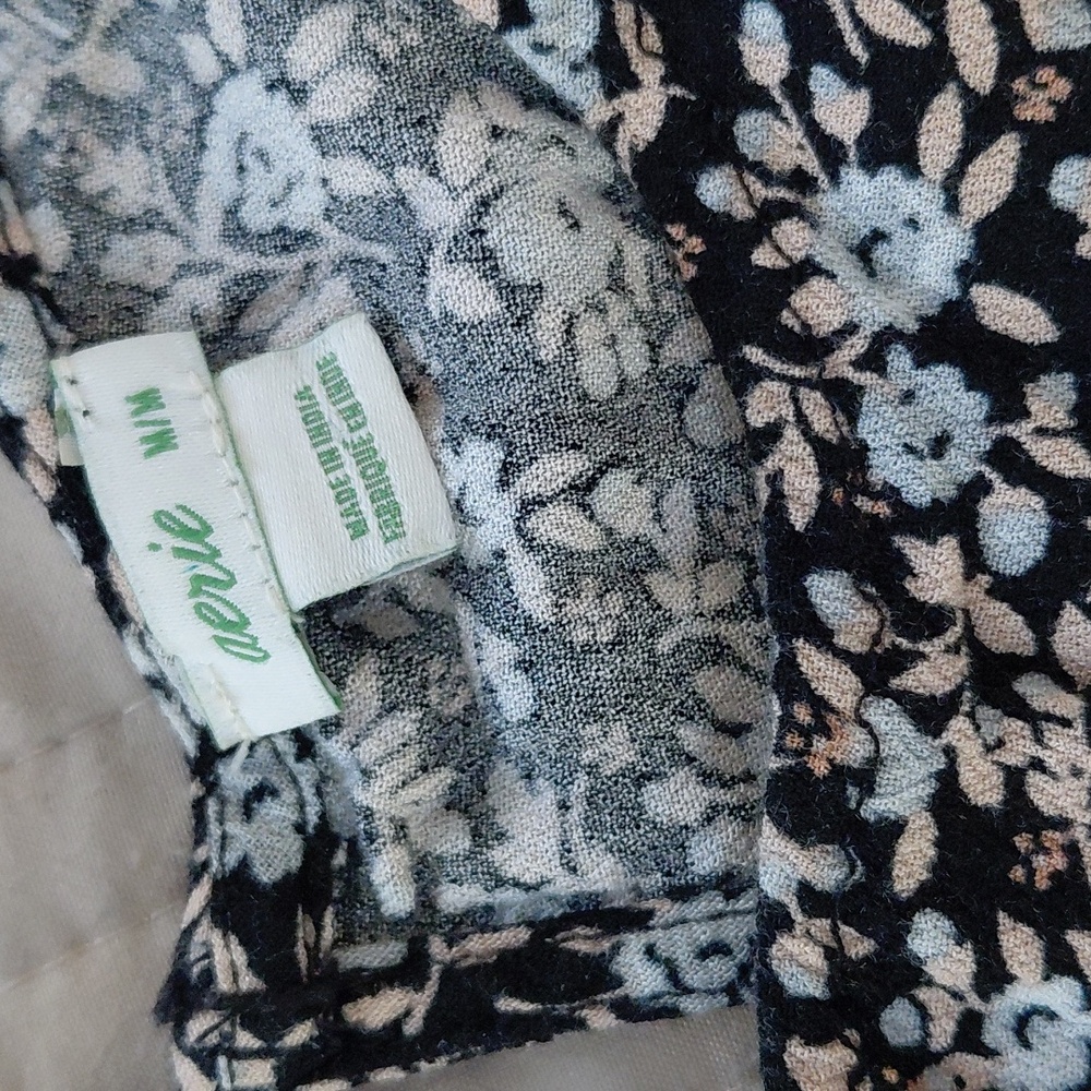 Aerie Long Bohemian Floral Midi Dress Sz  M - Picture 3 of 10